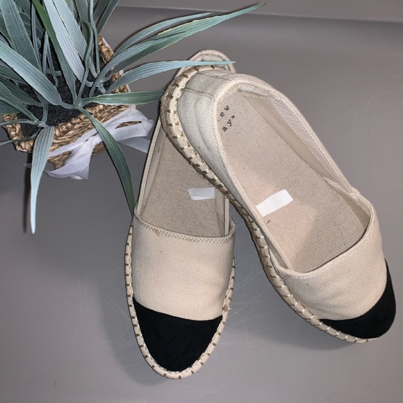 a new day Shoes - A NEW DAY Canvas Two-Toned Espadrille